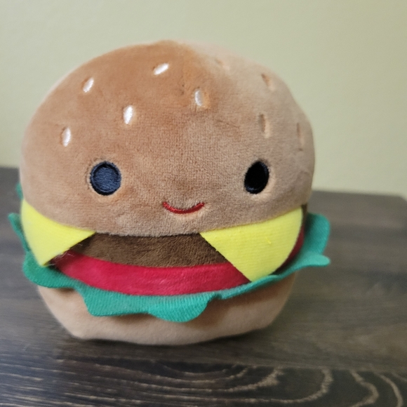 Squishmallows Toys 25 Burger Squishmallow Nwot Carl Food 5 Inch New